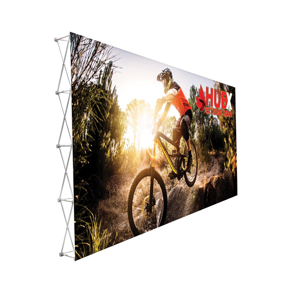 20 x 10 ft. RPL Fabric Pop Up Display Straight — Graphic Package / No Endcaps